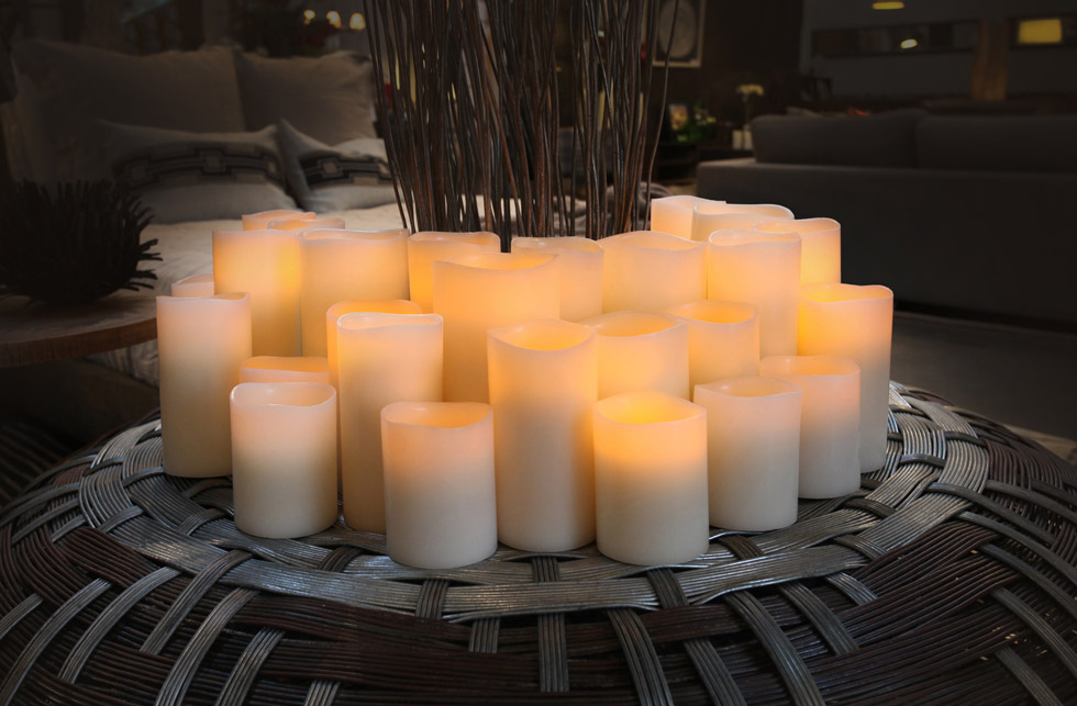 Enjoy Living Flameless Real Wax Candle collection
