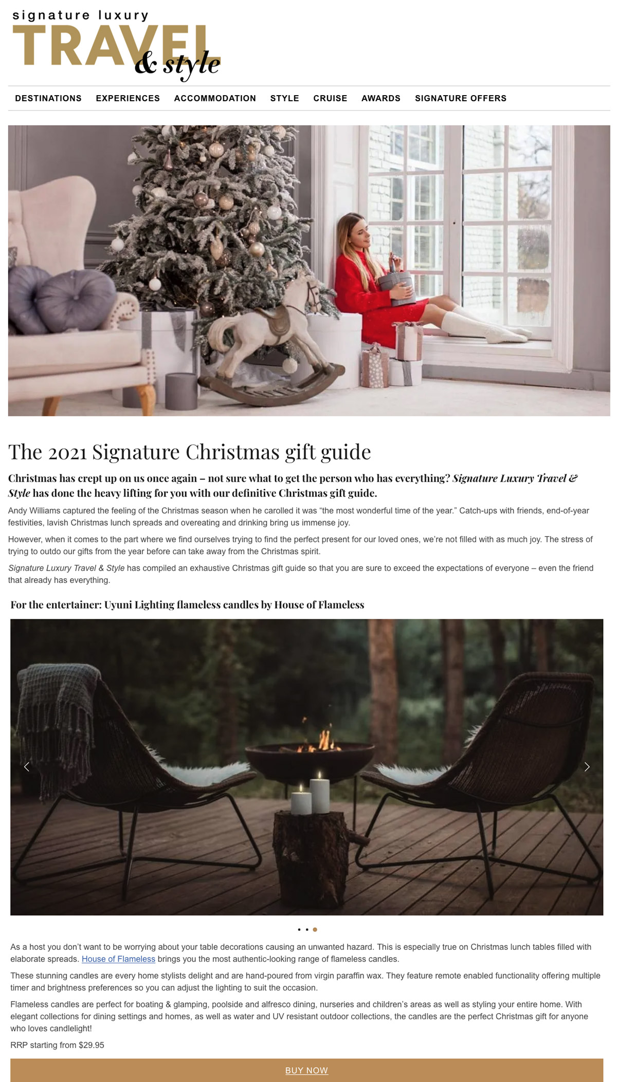 House Of Flameless Uyuni Lighting Luxury Travel Christmas Gift Guide