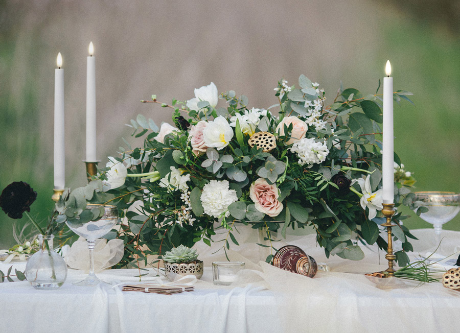Wedding Table with Uyuni Tapers