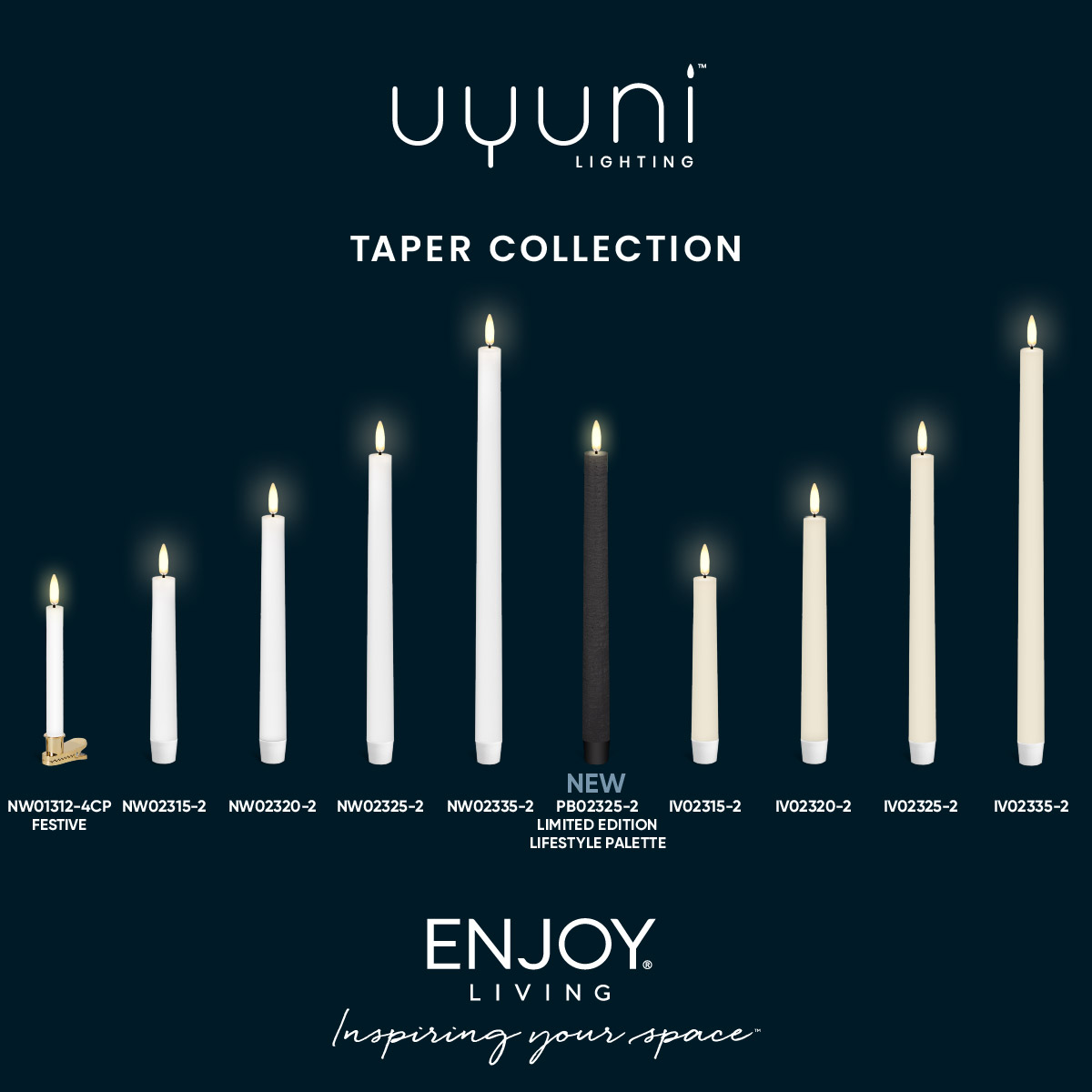 Uyuni Lighting Taper Collection