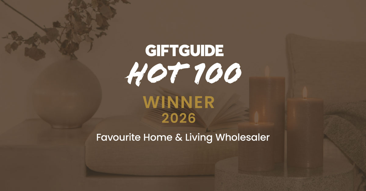 Enjoy Living is a 2025 Australian Giftguide Hot 100 winner, voted a Favourite Home & Living Wholesaler for the third consecutive year.