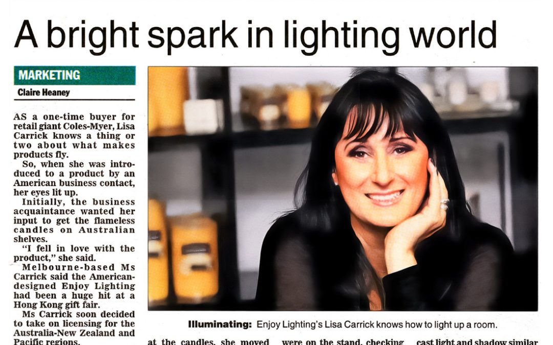 Herald Sun – A Bright Spark in Lighting World