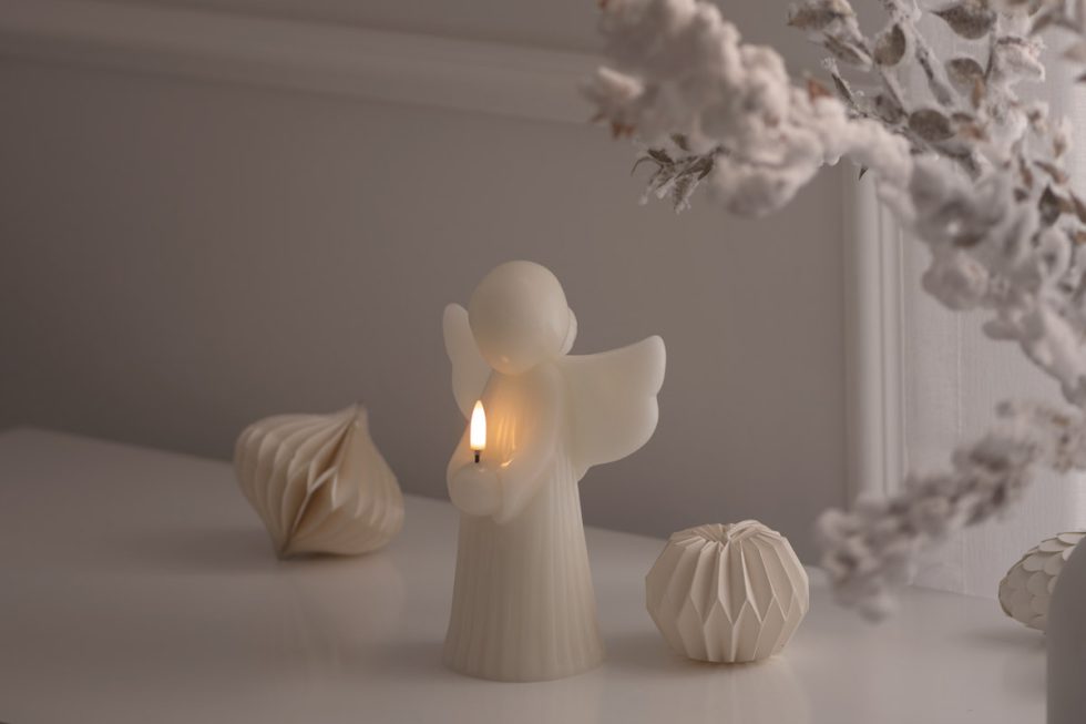 Beautiful Angel Flameless Candle perfect gift for a child's bedroom