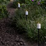 Uyuni Lighting Outdoor Flameless Weather Resistant LED Candles light a pathway